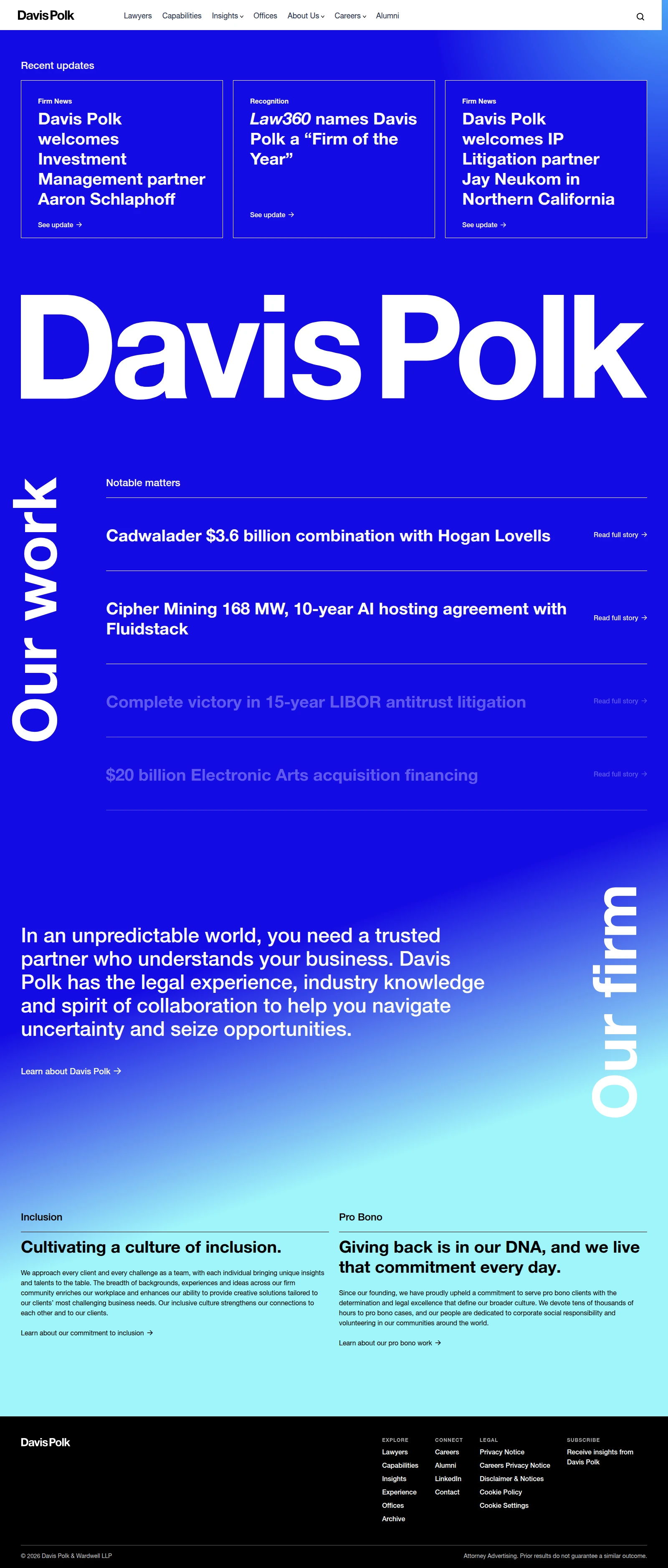 Cover of Davis Polk