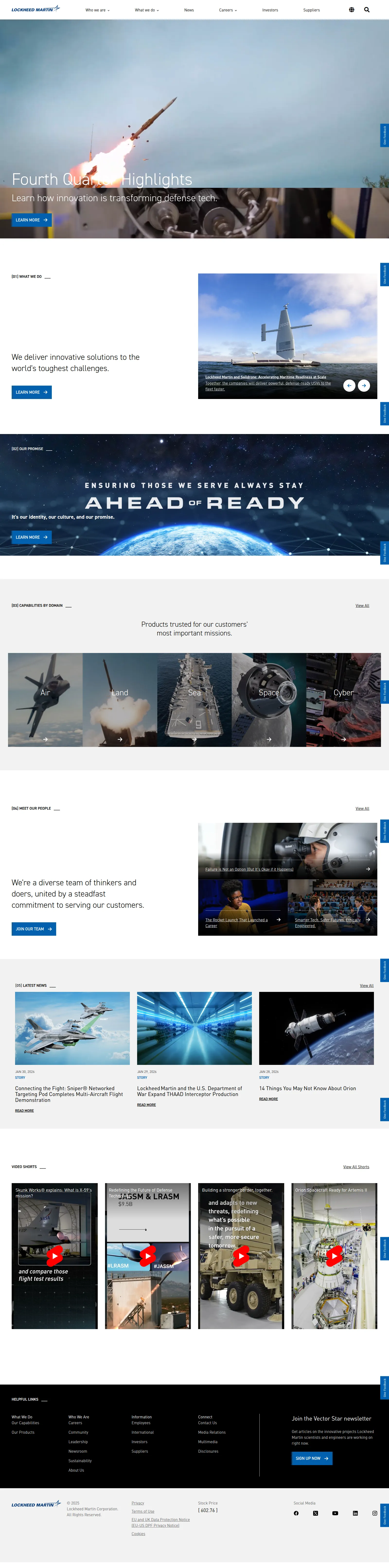 Cover of Lockheed Martin