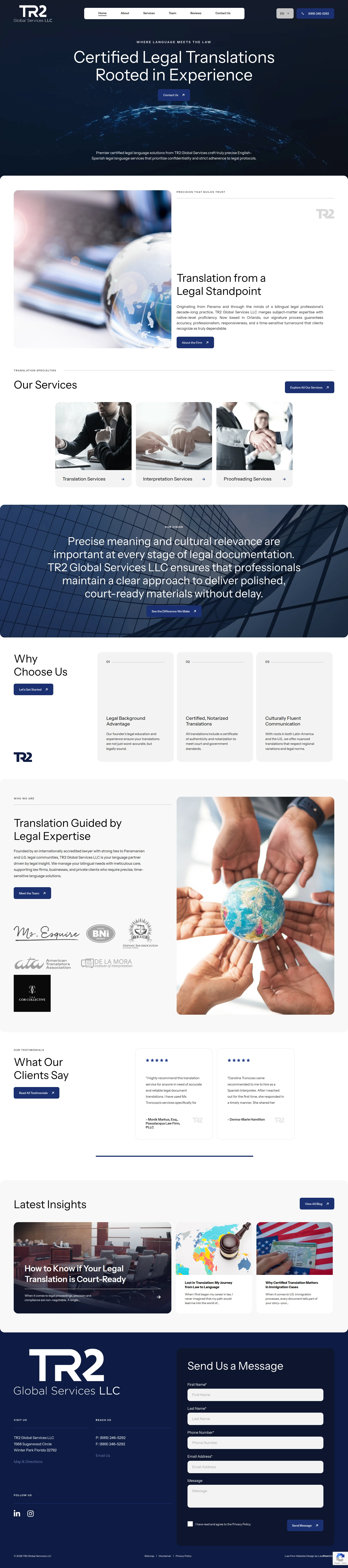 Cover of TR2 Global Services LLC